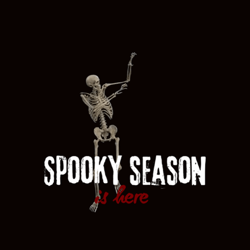 Spooky Season Is Here Skeleton Poster