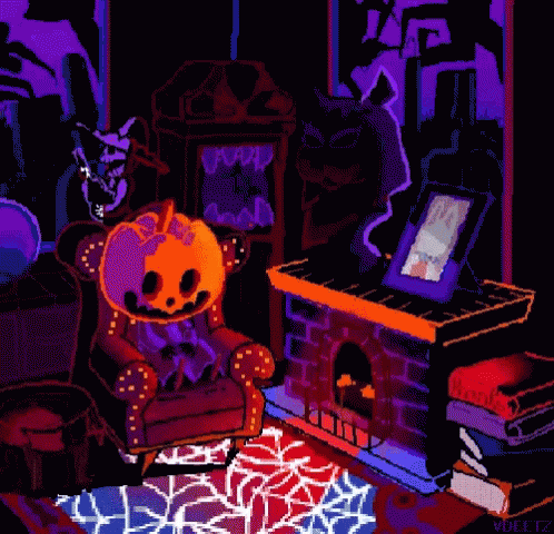 Spooky Tuesday Pumpkin Night GIF