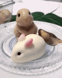 Spoon Spanking Mochi Bunny GIF