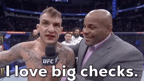 Sports Caption Ufc Love Big Checks GIF