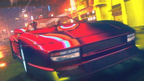 Sports Car Animated Ferrari F40 GIF