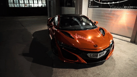 Sports Car Clown Shock GIF