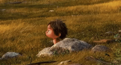 Spot Slow Motion Turning Head GIF