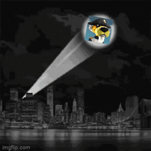 Spotlight On Police Officer Picture GIF
