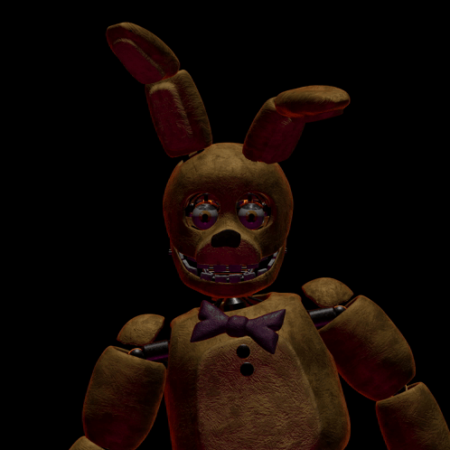 Spring Bonnie Appearing From Below Jumpscare GIF