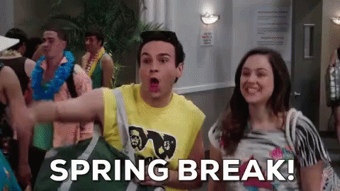 Spring Break The Goldbergs Cheering GIF