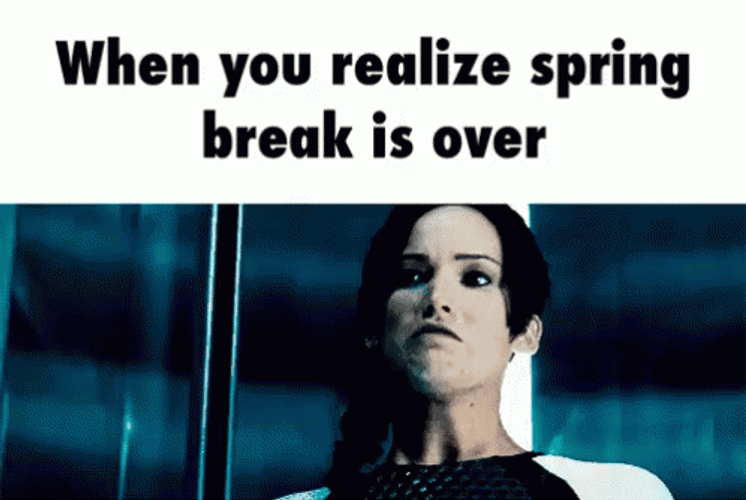 Spring Break Jennifer Lawrence Panicking GIF