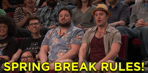 Spring Break Rules Freddie Prinze Jr GIF