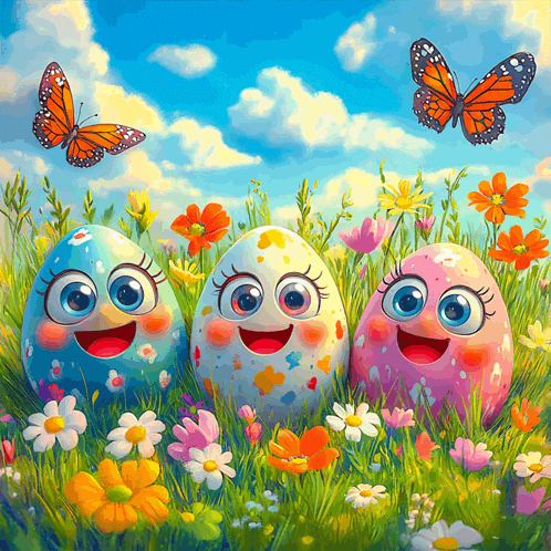 Spring Flowers Meme GIF