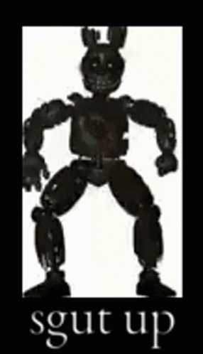 Springtrap Silhouette Dancing In Frame GIF