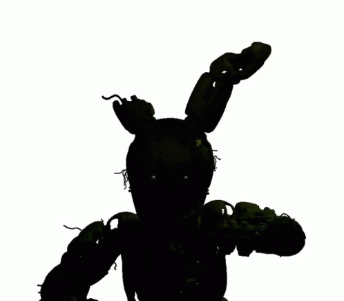Deteriorated Bunny Springtrap Lurking GIF