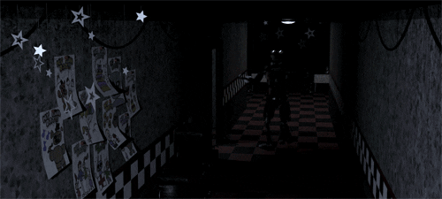 Springtrap Passing By Camera Five Nights At Freddy's GIF