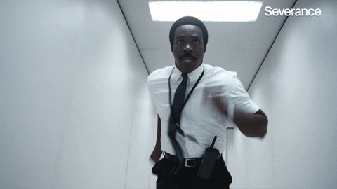 Sprinting Dorian Harewood Severance GIF