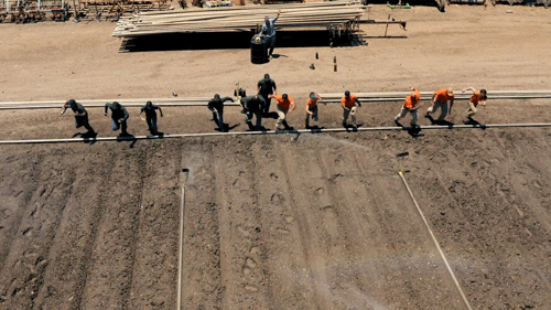 Sprinting In Dirt Russian Army GIF