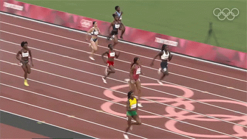 Sprinting Track And Field Race Olympics GIF