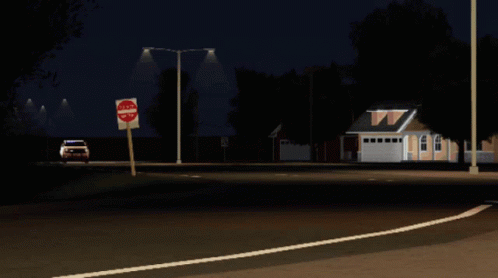 Sprinting White Police Car GIF