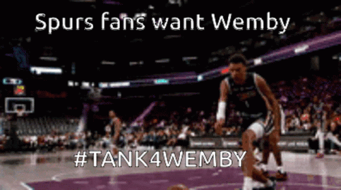 Spurs Fans Want Wemby GIF