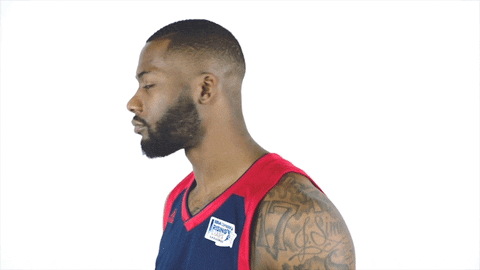 Spurs Jonathon Simmons Turning Head GIF