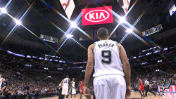 Spurs Tony Parker Waiting For Pass GIF