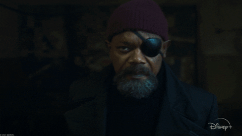Spy Nick Fury Walking GIF