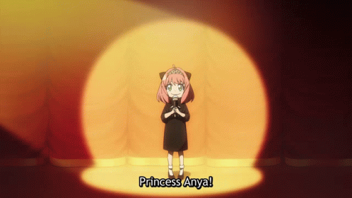 Spy X Family Anya On The Spotlight GIF