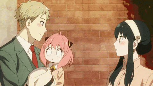 Spy X Family Papa And Mama Are Flirting GIF