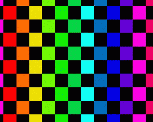 Square Pattern Flashing Colors GIF