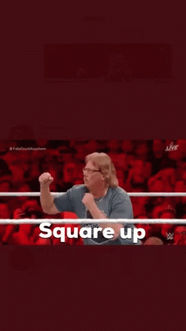 Square Up Wwe Wrestling GIF