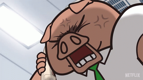Squeal Like A Pig Telephone GIF