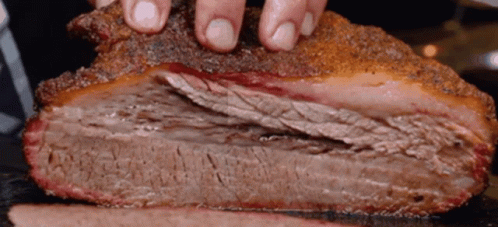 Squeezing Juicy Brisket GIF