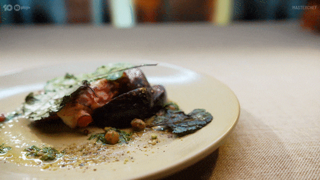 Squid Dish Plating GIF