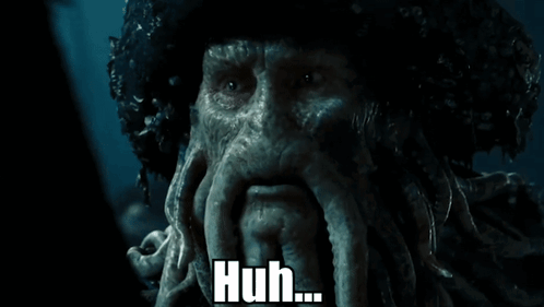 Squid Face Saying Huh