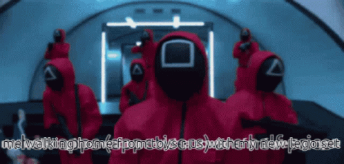 Squid Games Guards GIF