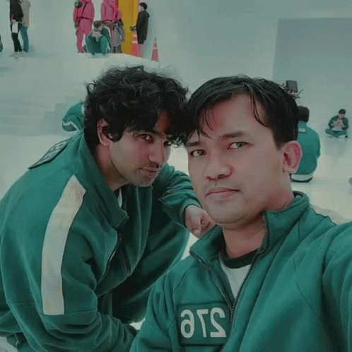 Squid Games Selfie GIF