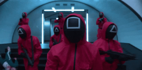 Squid Games Soldier In Action GIF