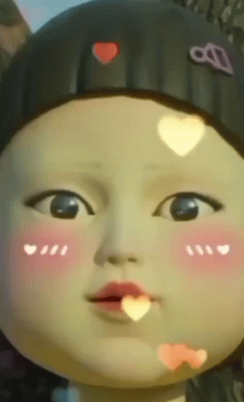 Squid Games Young-Hee Heart GIF