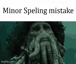 Squid With Minor Spelling Mistake
