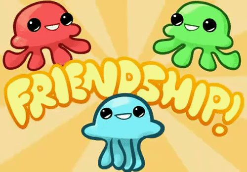 Squiddles! Friendship GIF