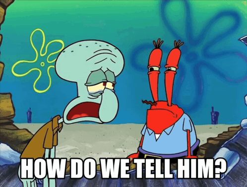 Squidward and Mr Krabs Talking
