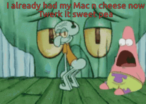 Squidward and Patrick from Spongebob