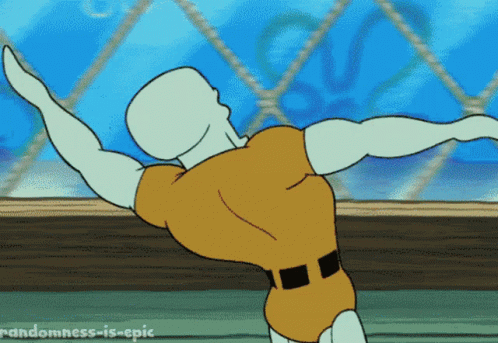 Squidward Arms Outstretched