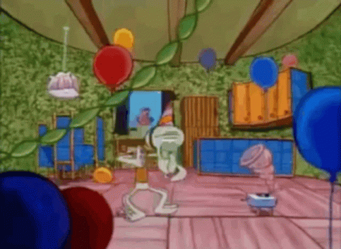 Squidward Dancing 498 X 364 Gif GIF