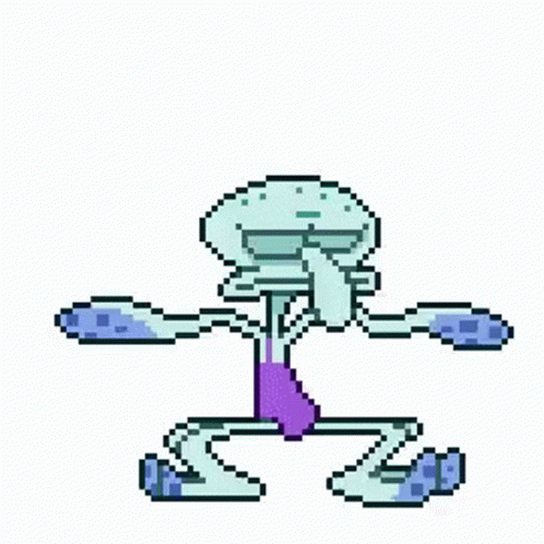 Squidward Dancing Star Clap GIF