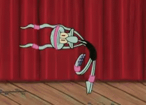 Squidward Dancing Ballet Rush GIF