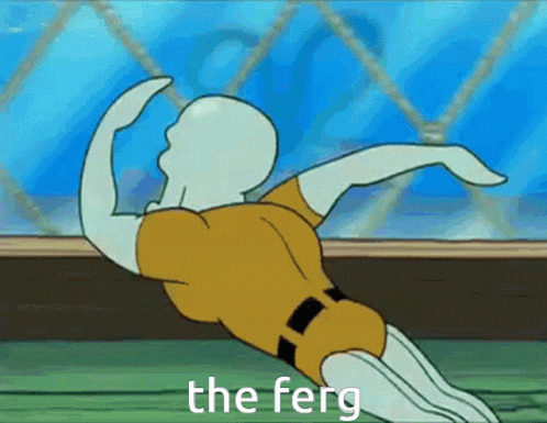 Squidward Dancing The Ferg GIF