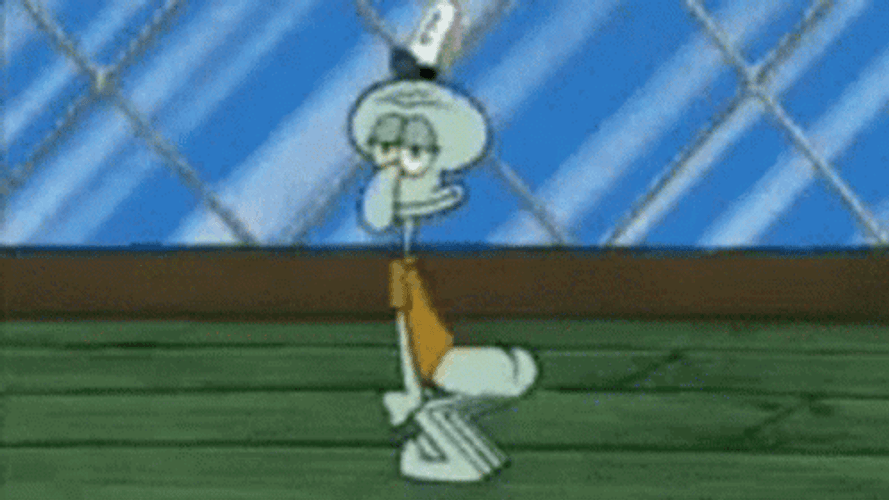 Squidward Dancing Twerking GIF