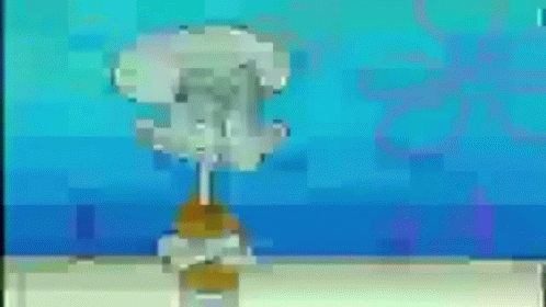 Squidward from SpongeBob Playing Violin