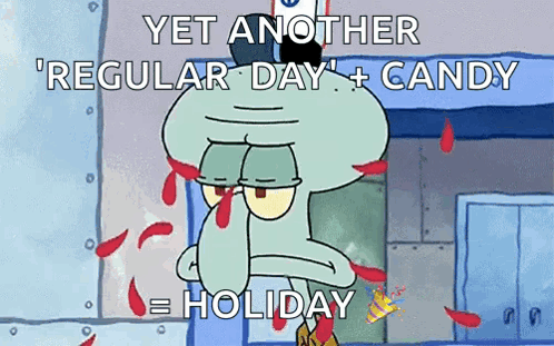 Squidward From Spongebob Squarepants Has Blood Coming Out Of His Nose GIF