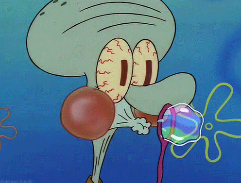 Squidward Future Bikini Bottom Bubbles GIF