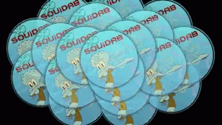 Squidward Future Dabbing Pose Dance GIF